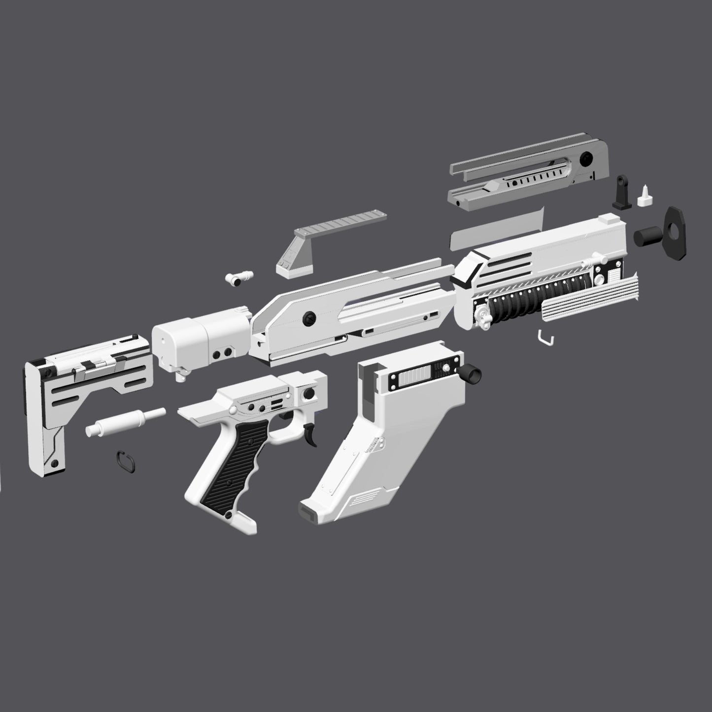 Alien: Romulus Pulse Rifle F44AA - Prop أو Cosplay (مجموعة أدوات DIY الخام)
