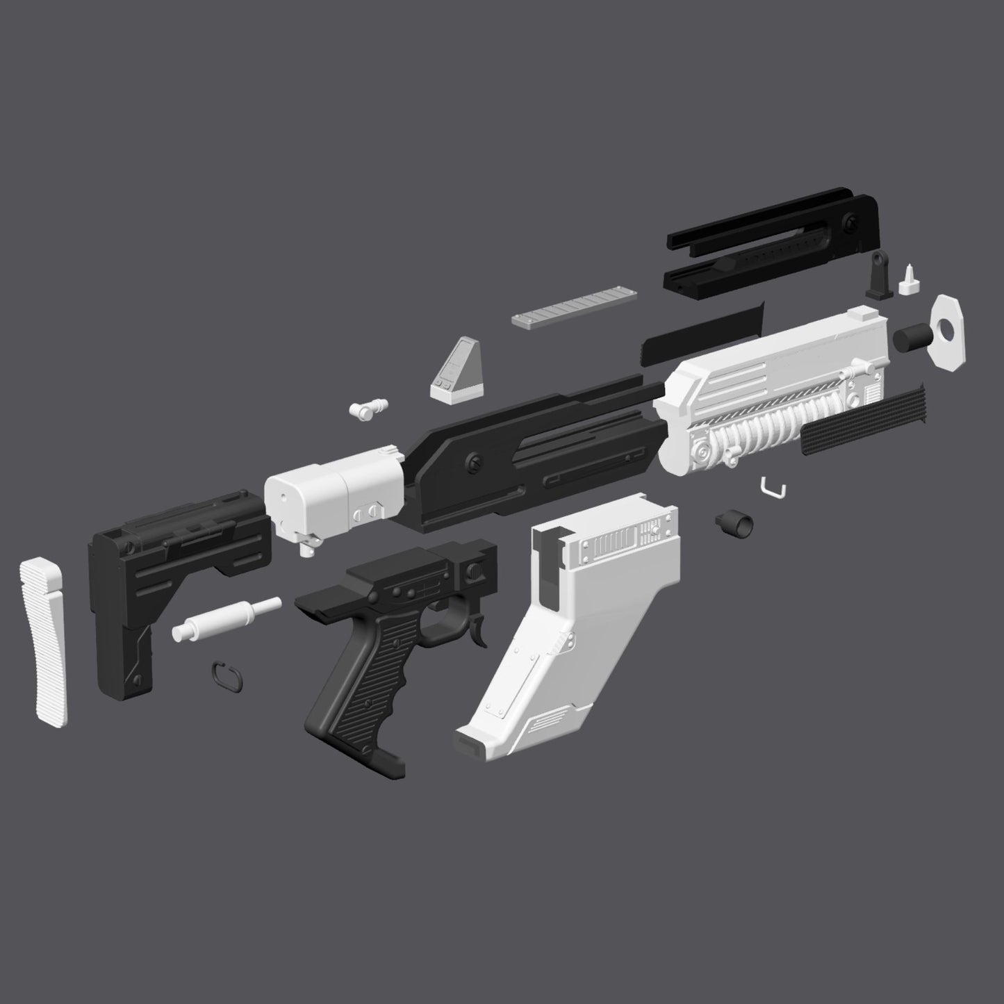 Alien: Romulus Pulse Rifle F44AA - Prop أو Cosplay (مجموعة أدوات DIY الخام)