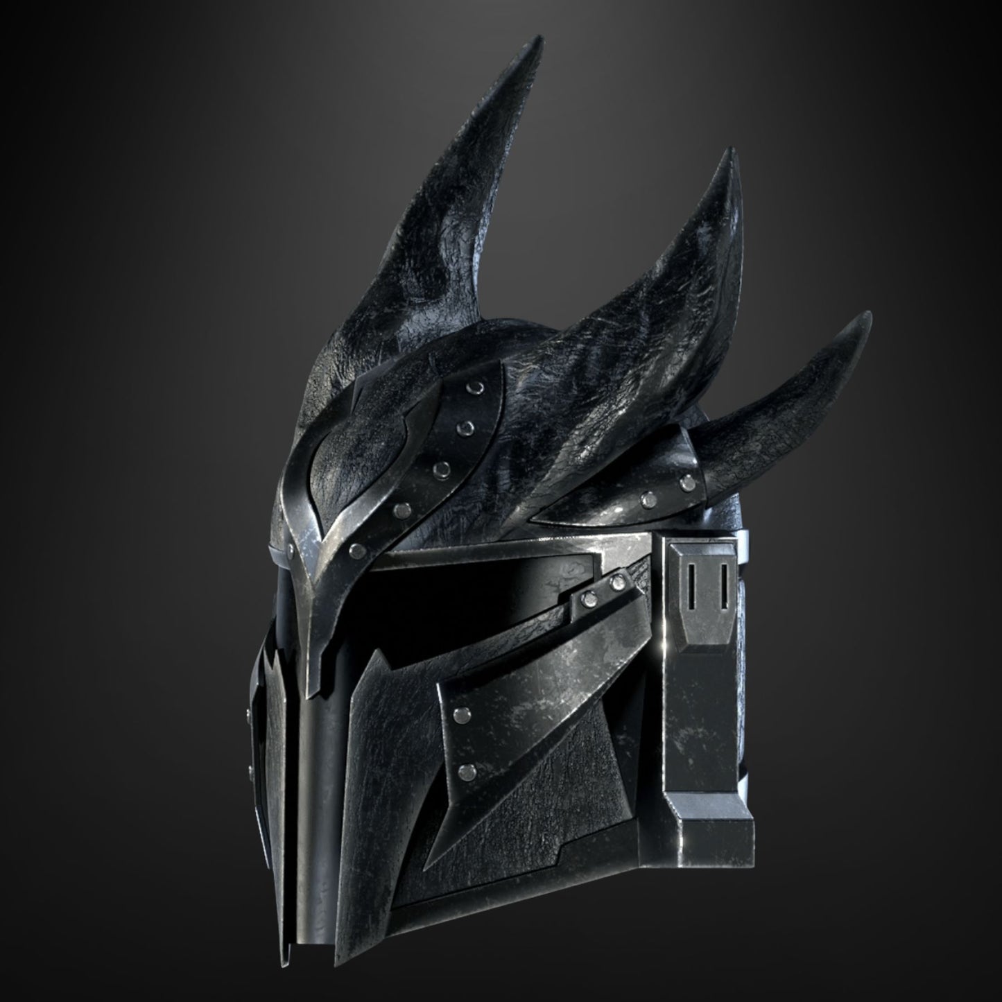 Starwars (remix): Daedric Mando Helmet - Prop or Cosplay