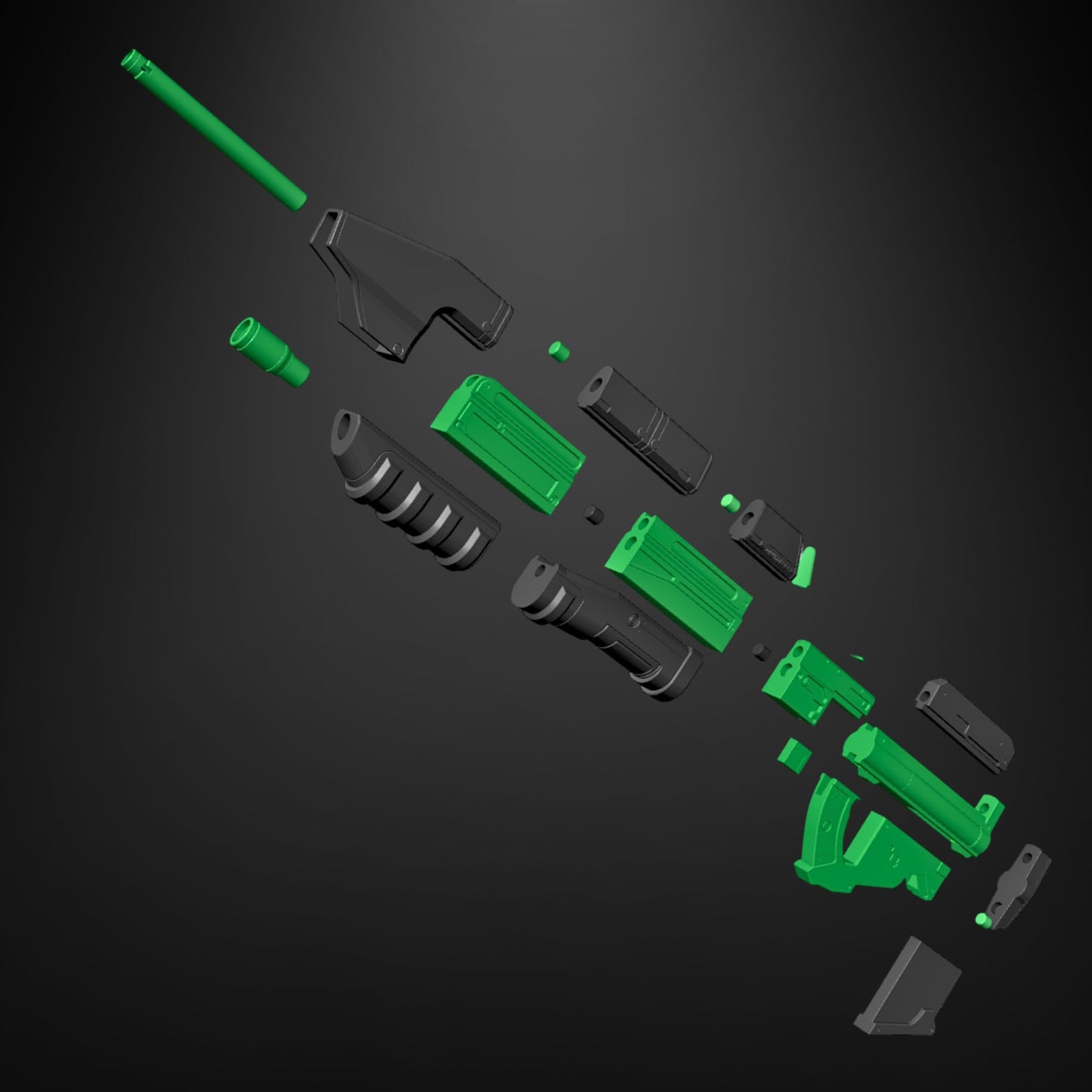 Halo 3: Assault Rifle - Prop or Replica (DIY KIT)