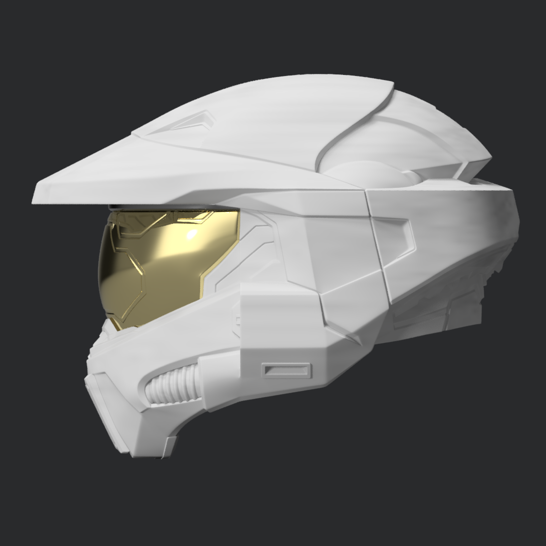 Halo 3: Master Chief Helmet MK6 - Prop or Replica (DIY Kit)