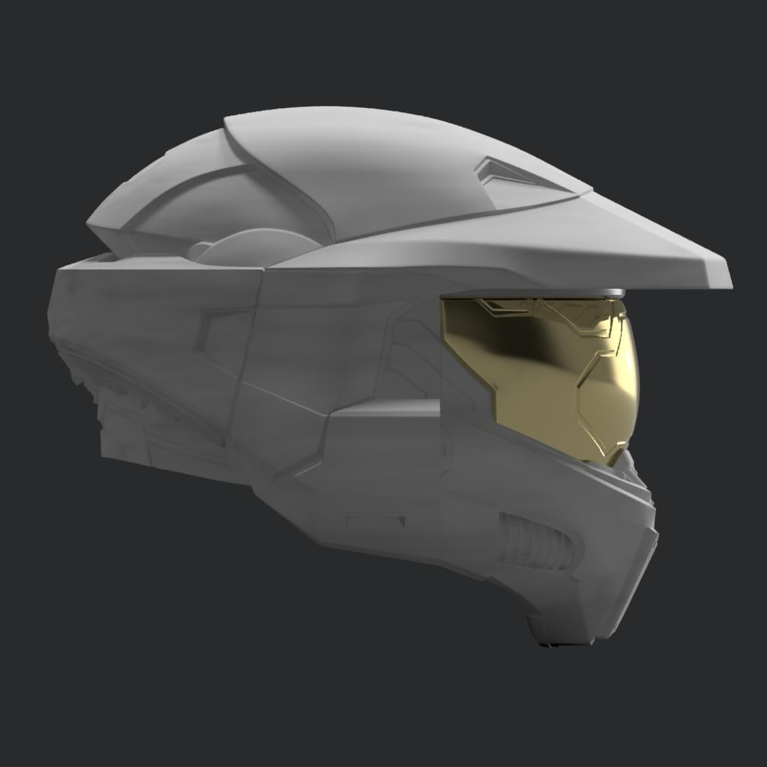 Halo 3: Master Chief Helmet MK6 - Prop or Replica (DIY Kit)