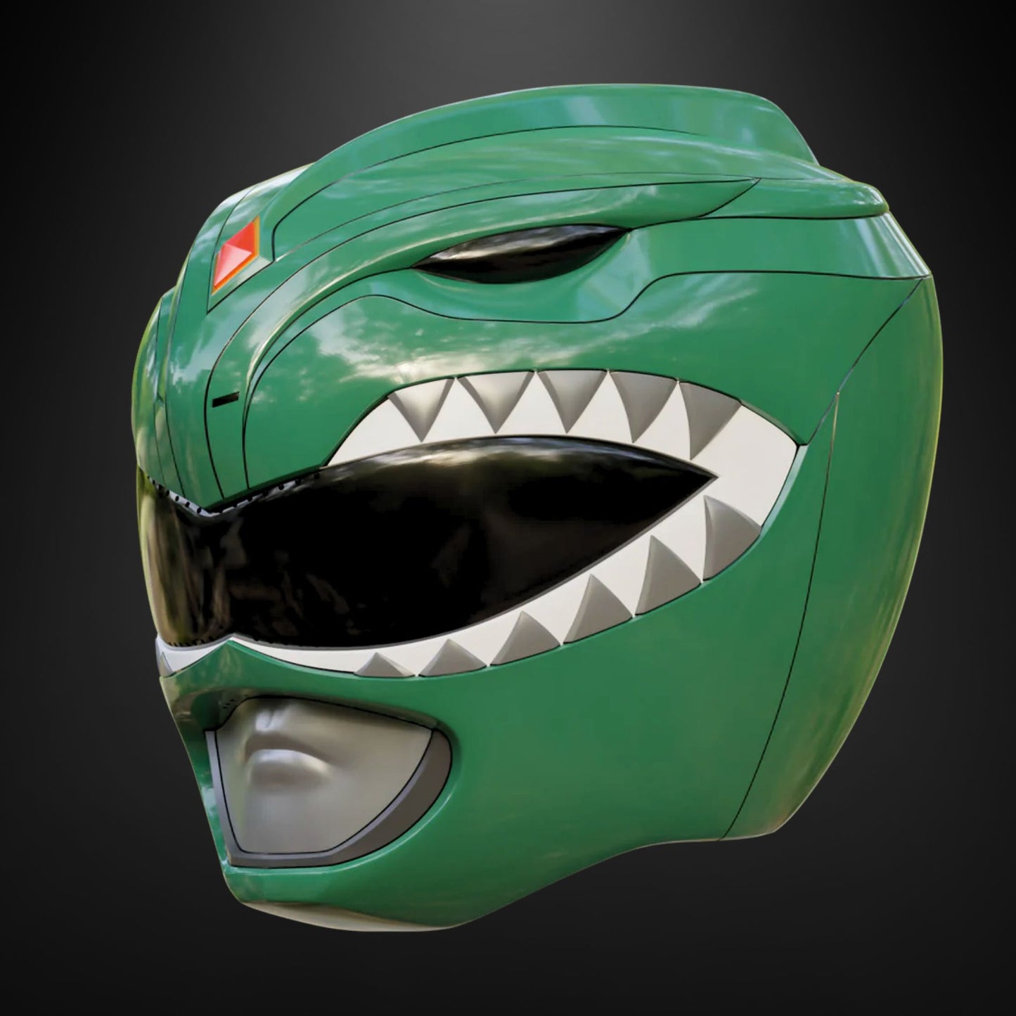 Power Rangers (MMPR): Green Ranger Helmet - Prop or Replica