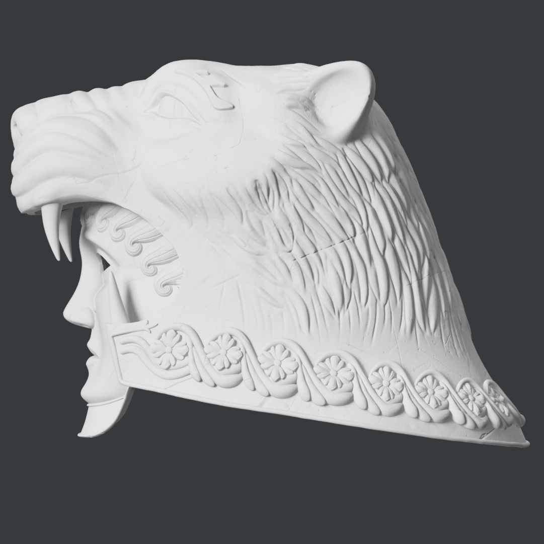 خوذة Gladiator: Tigris of Gaul - دعامة أو تنكرية (مجموعة أدوات DIY الخام)
