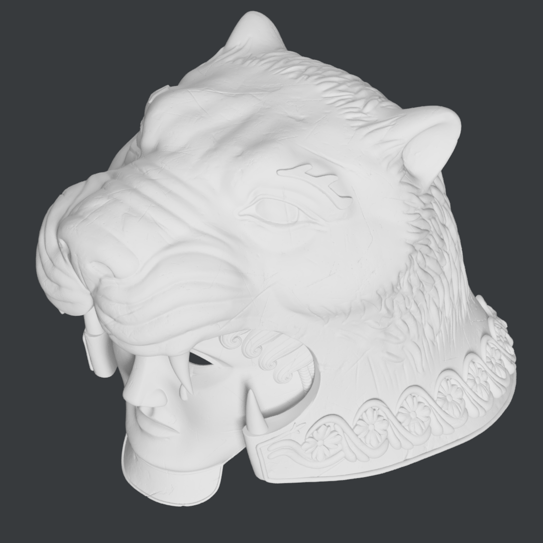 خوذة Gladiator: Tigris of Gaul - دعامة أو تنكرية (مجموعة أدوات DIY الخام)