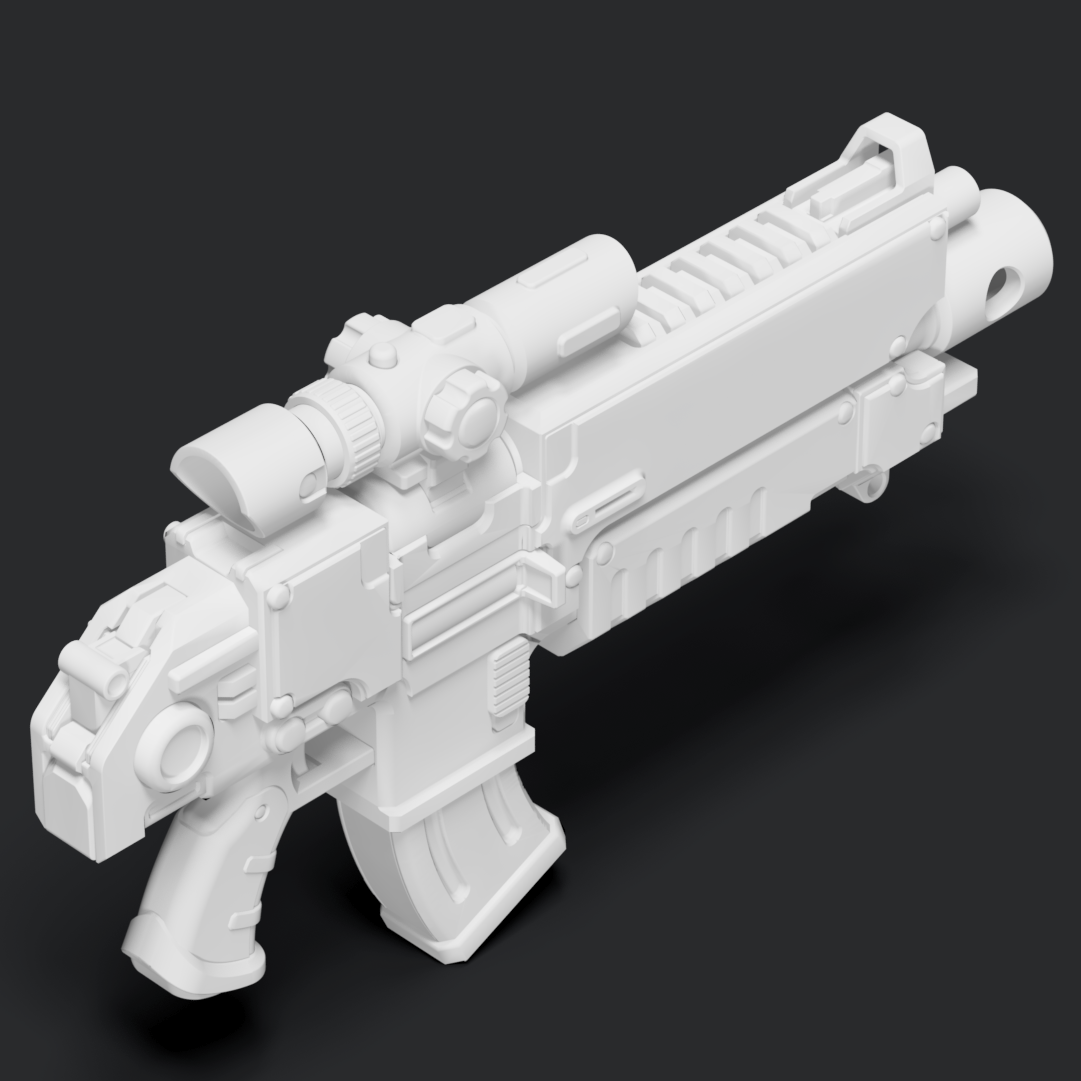 Grimdark: Bolt Rifle - Prop or Replica (DIY Kit)