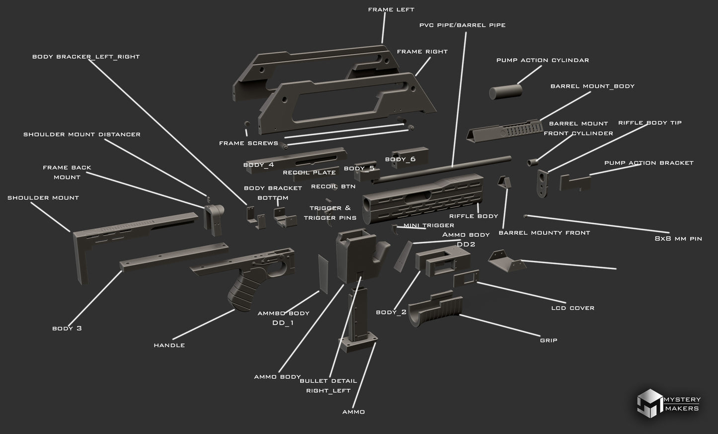Alien: M41A Pulse Rifle - Prop or Replica (DIY Kit)