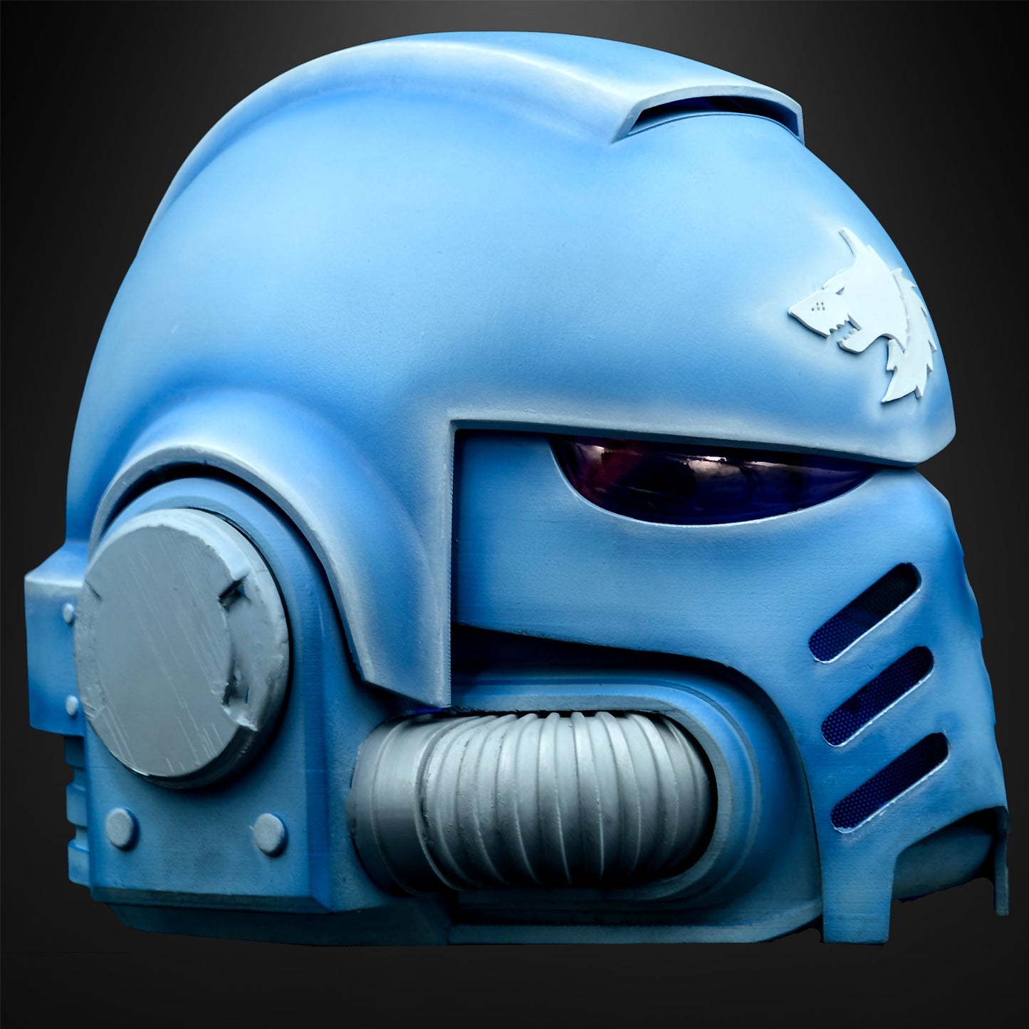 Grimdark: Power Armour Helmet -Space Wolves - Prop or Cosplay