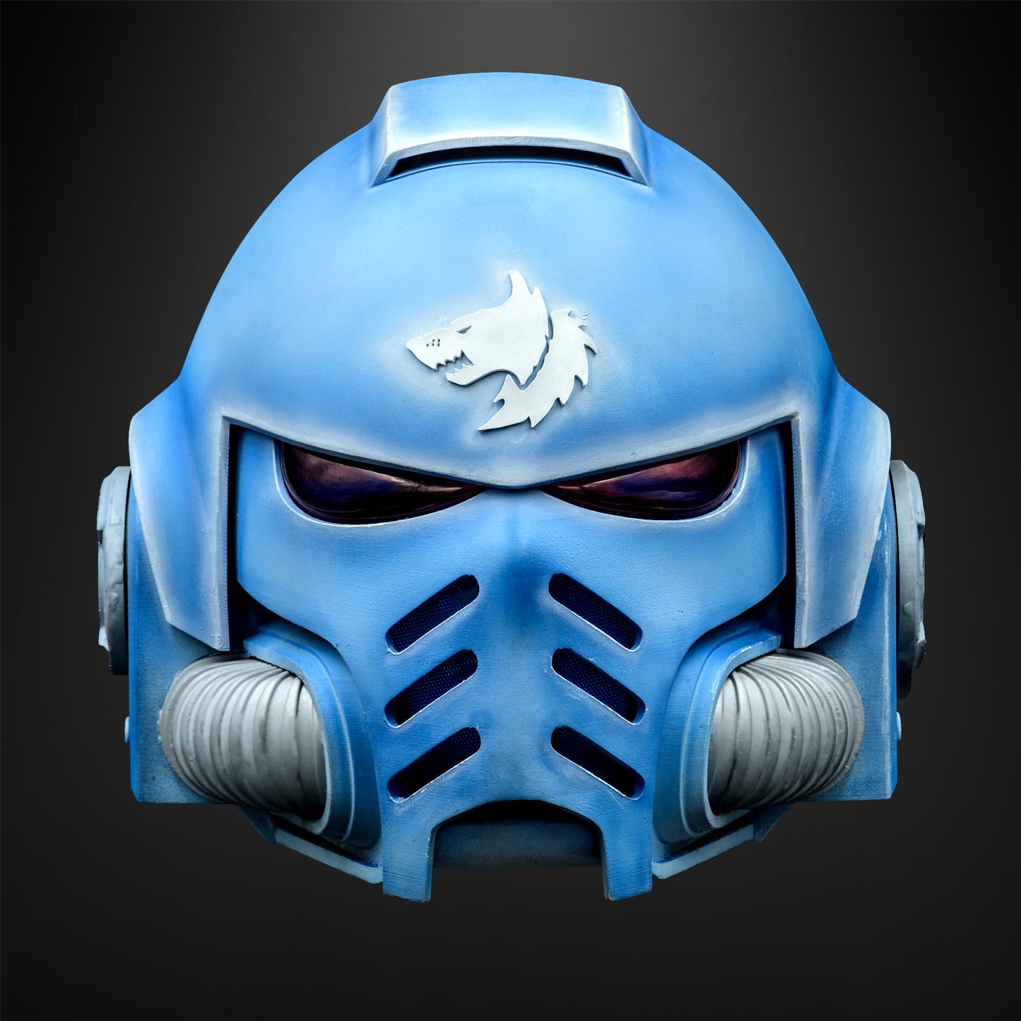 Grimdark: Power Armour Helmet -Space Wolves - Prop or Cosplay